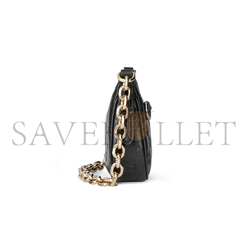 GUCCI GG EMBLEM MINI SHOULDER BAG 847091 (19*12*4cm) GUCCI GG EMBLEM MINI SHOULDER BAG 847091 (19*12*4cm)